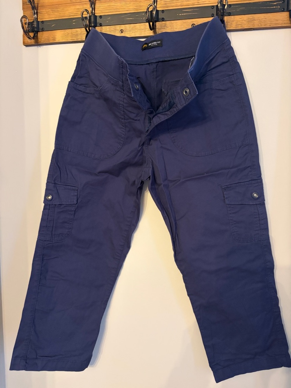 Lee Women's Navy Capris Cargo Pants